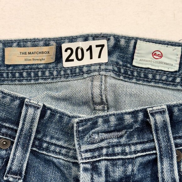 Adriano Goldschmied Matchbox Jeans Womens 29 Slim Straight Jeans MSRP $169 - Picture 7 of 10